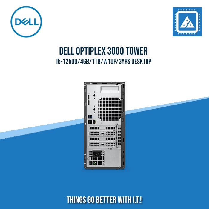 DELL OPTIPLEX 3000 TOWER I5-12500/4GB/1TB/W10P/3YRS DESKTOP DELL OPTIPLEX 3000 TOWER I5-12500/4GB/1TB/W10P/3YRS DESKTOP